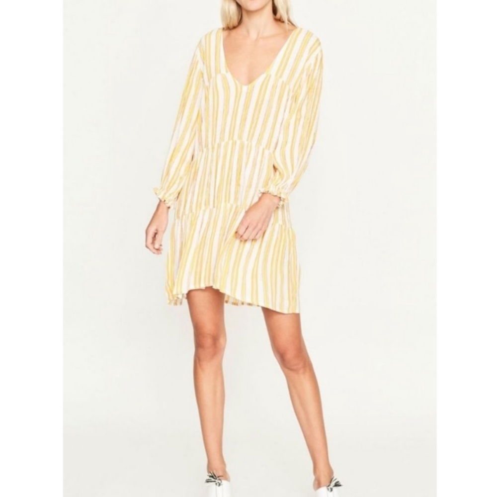Faithful The Brand- Le Gallion Dress- Azure Stripe